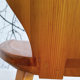 Set of 2 low pine chairs by Carl Malmsten for Svensk Fur 1950
