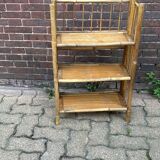 Bamboo standing shelf from the 60s