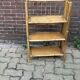 Bamboo standing shelf from the 60s