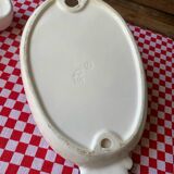 Dish and egg cups with chick designs