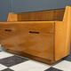lowboard  with black glass top 1960s