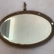 Antique beveled oval mirror 65cm
