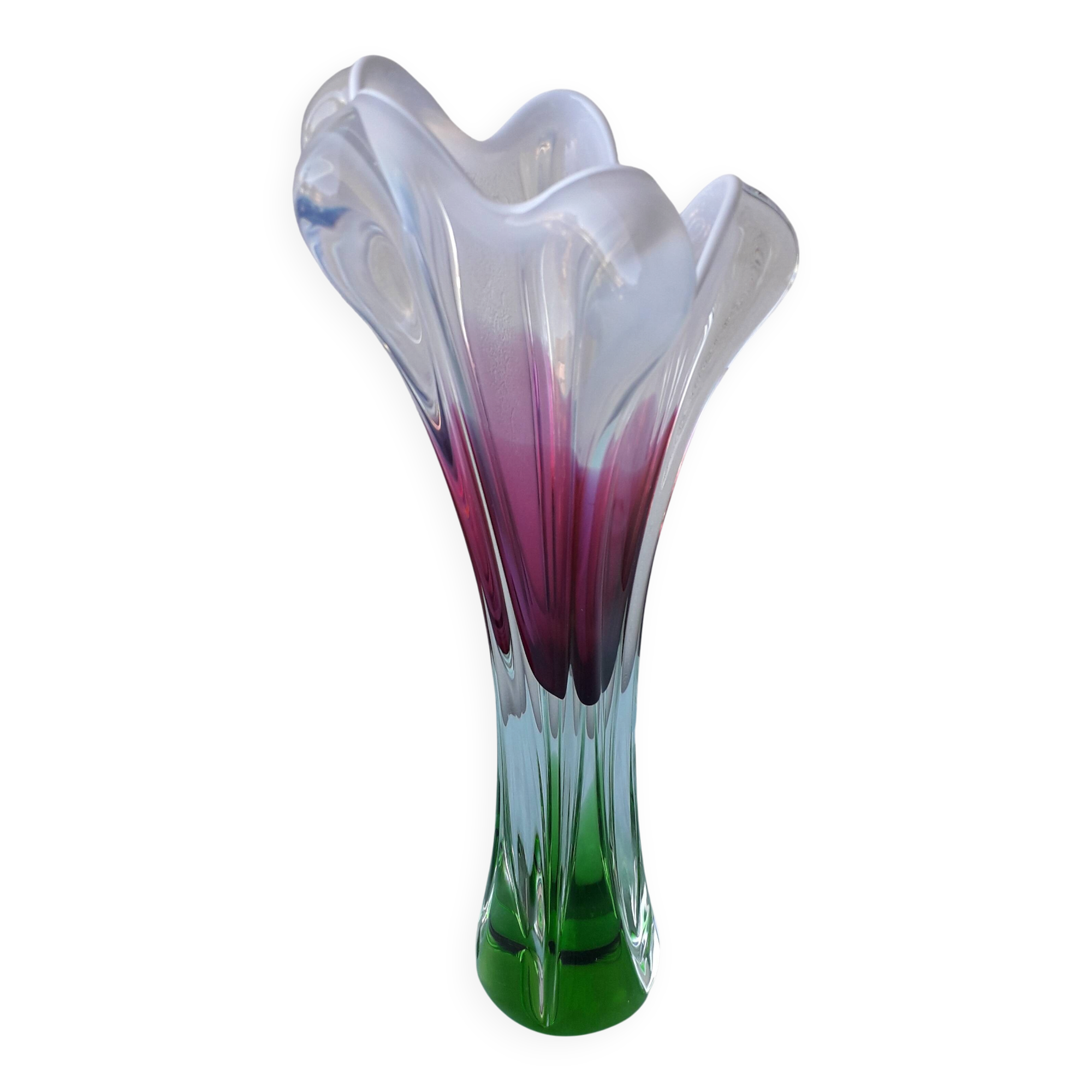 Vase en cristal Joseph Hospodka