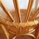 4 chairs rattan wicker canned vintage