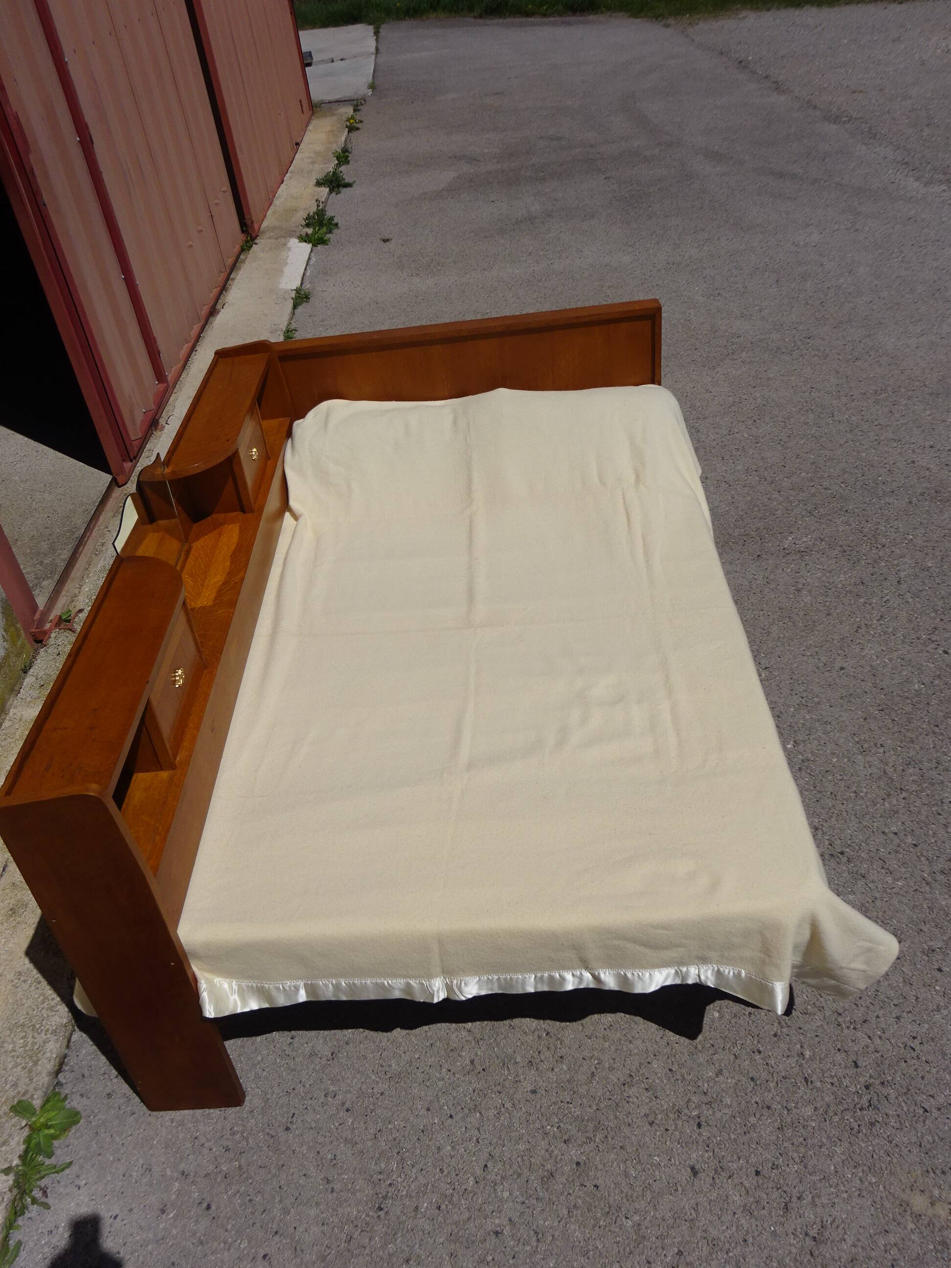 Cosy set and vintage headboard