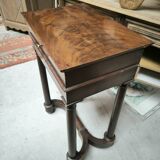 Empire period work chair in Cuban mahogany
