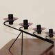 Vintage Metal Coasted  Candleholder