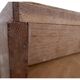 Old binder with double curtain vintage 1950 wooden