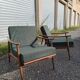 Paire de fauteuils boomerang, années 70