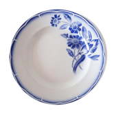 Round dish Sarreguemines, 1930, French manufacture, rare, authentic, art of the table