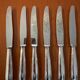 Christofle pearls 6 dessert cheese dessert knives