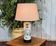 Lamp from the early 20th century - Chinese cylindrical vase in white porcelain.