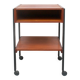 1960s trolley in teak and metal
