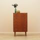 Commode en teck, design danois, années 1970, fabriquée au Danemark