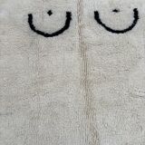 Large modern Berber beni ourain carpet new 190x280 cm