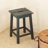 Antique French wooden stool