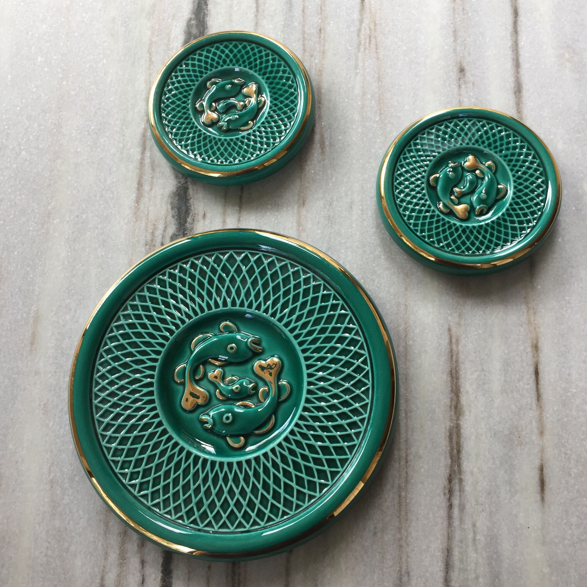 Lot De 8 Dessous De Plat En Coton Tressé 18cm - Sets De Table Ronds Isolants Pour Casseroles Et Plats Chauds - Design Élégant Et Pratique