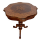 Inlaid pedestal table