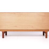 Sideboard with roller shutter doors, Danish, vintage, teak, produced by Dyrlund