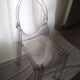 Pair of stackable chairs Victoria Ghost by Philippe Starck, Kartell