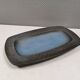 Dish in bluish colors from Hedehusene Ceramics (HK) Denmark 1960-70s