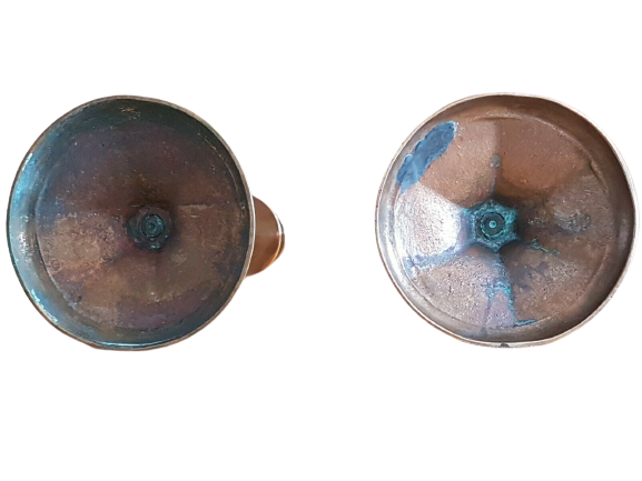 Vintage copper candlesticks