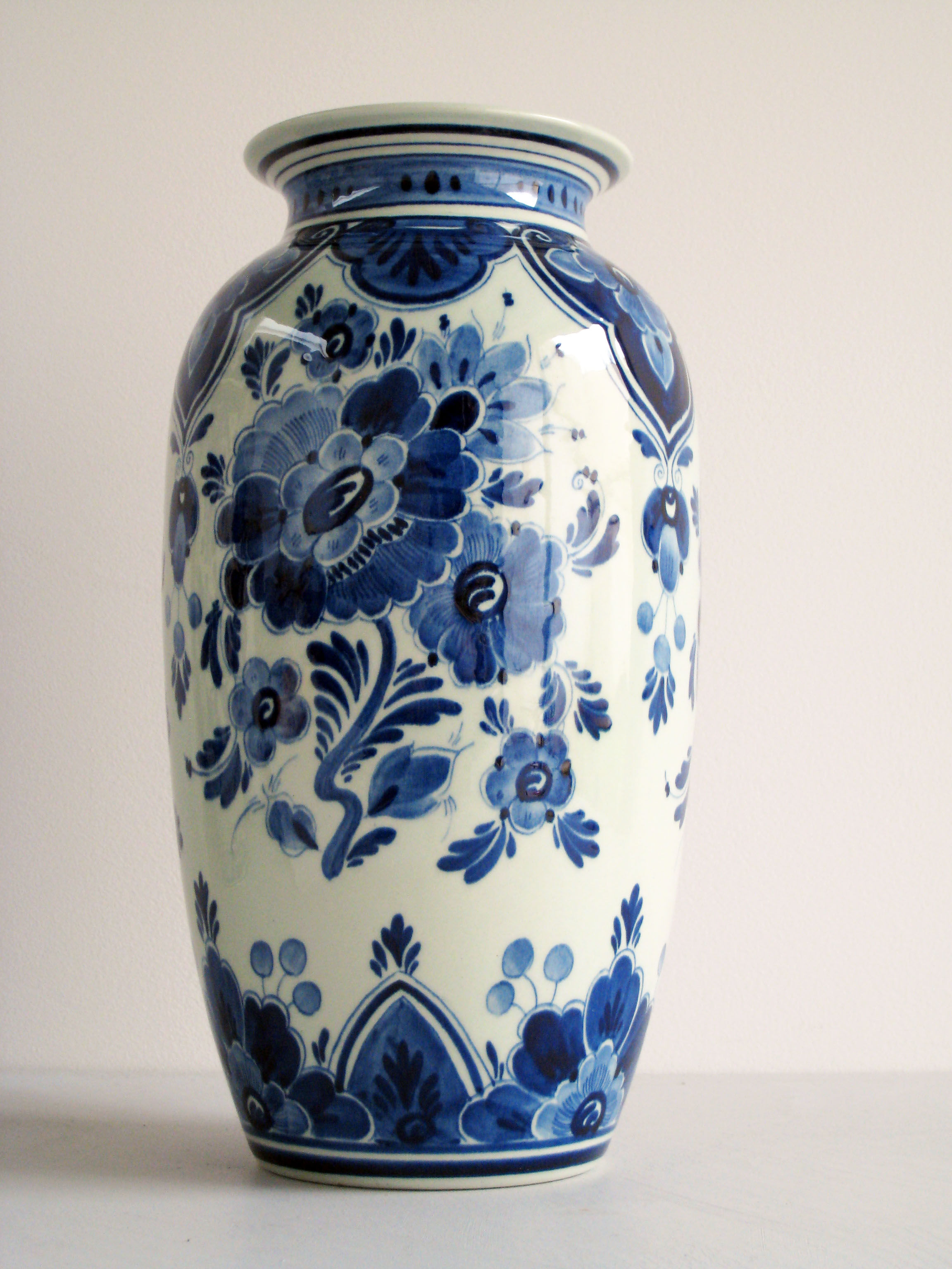Ceramic vase Delft blauw