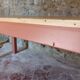 Table de ferme terracotta