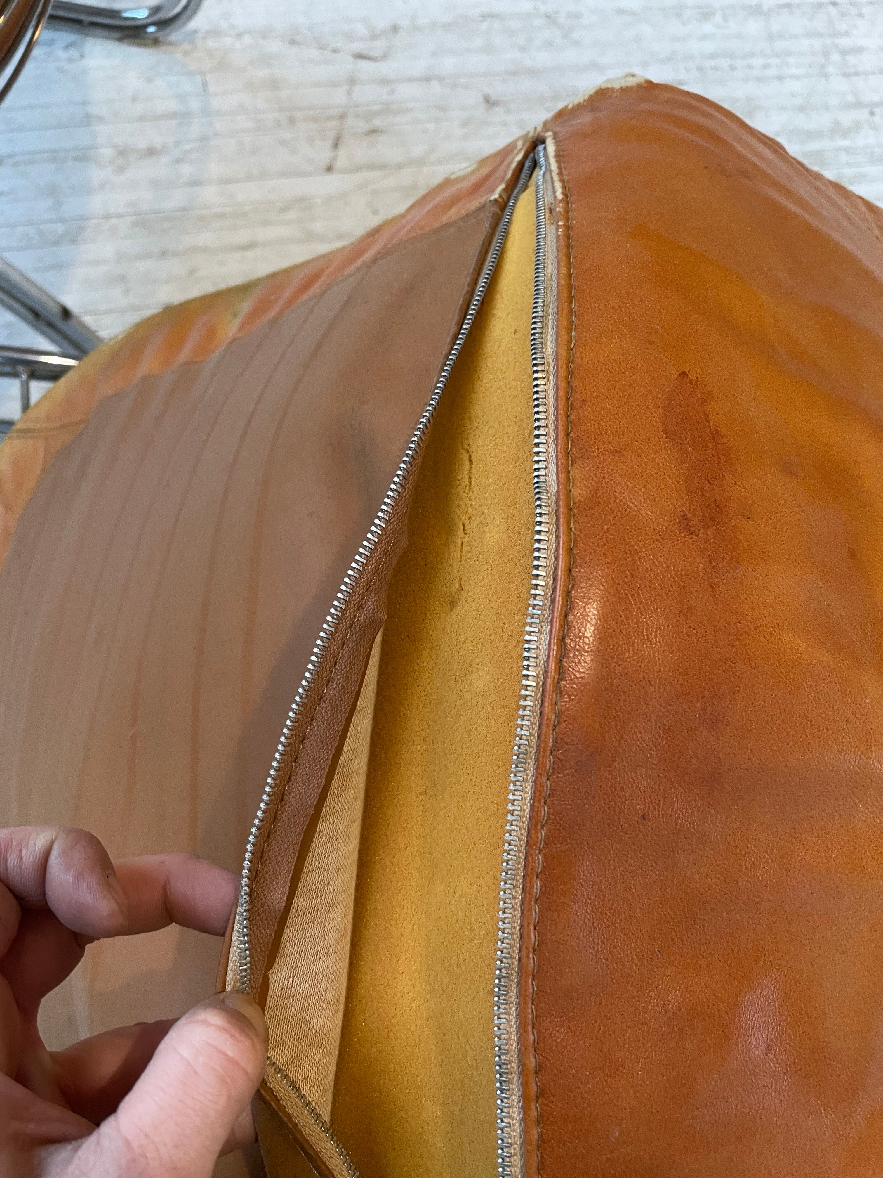 4 chairs Rinaldi "Sabrina" yellow leather