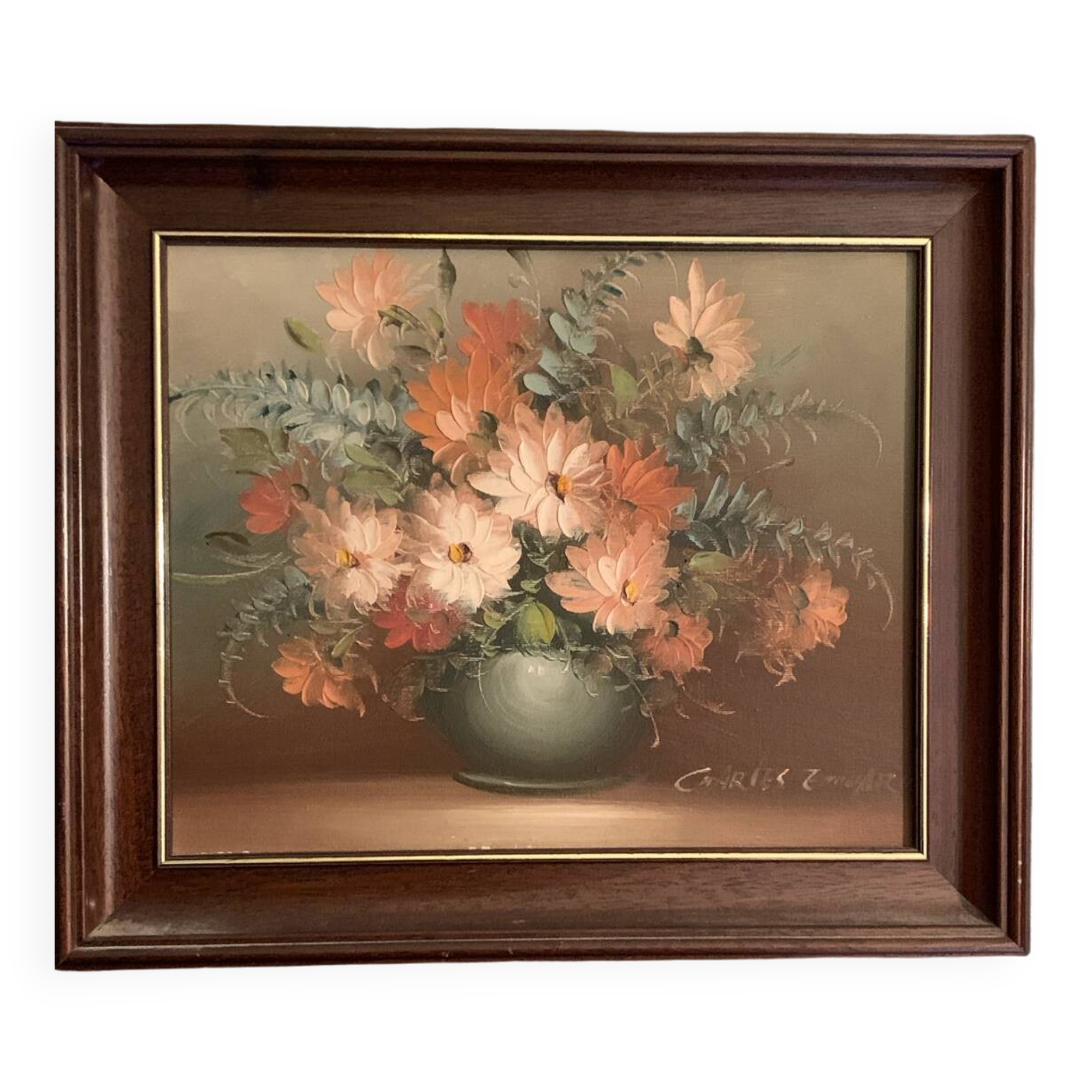 Painting by Charles E.