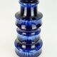 scheurich ceramic FLOORVASE drip glaze different shades of blue 60s/70s