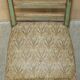Pair of antique French chairs with original paint.