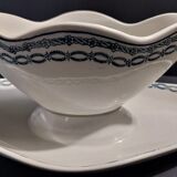 Faience sauce boat from Saint Amand