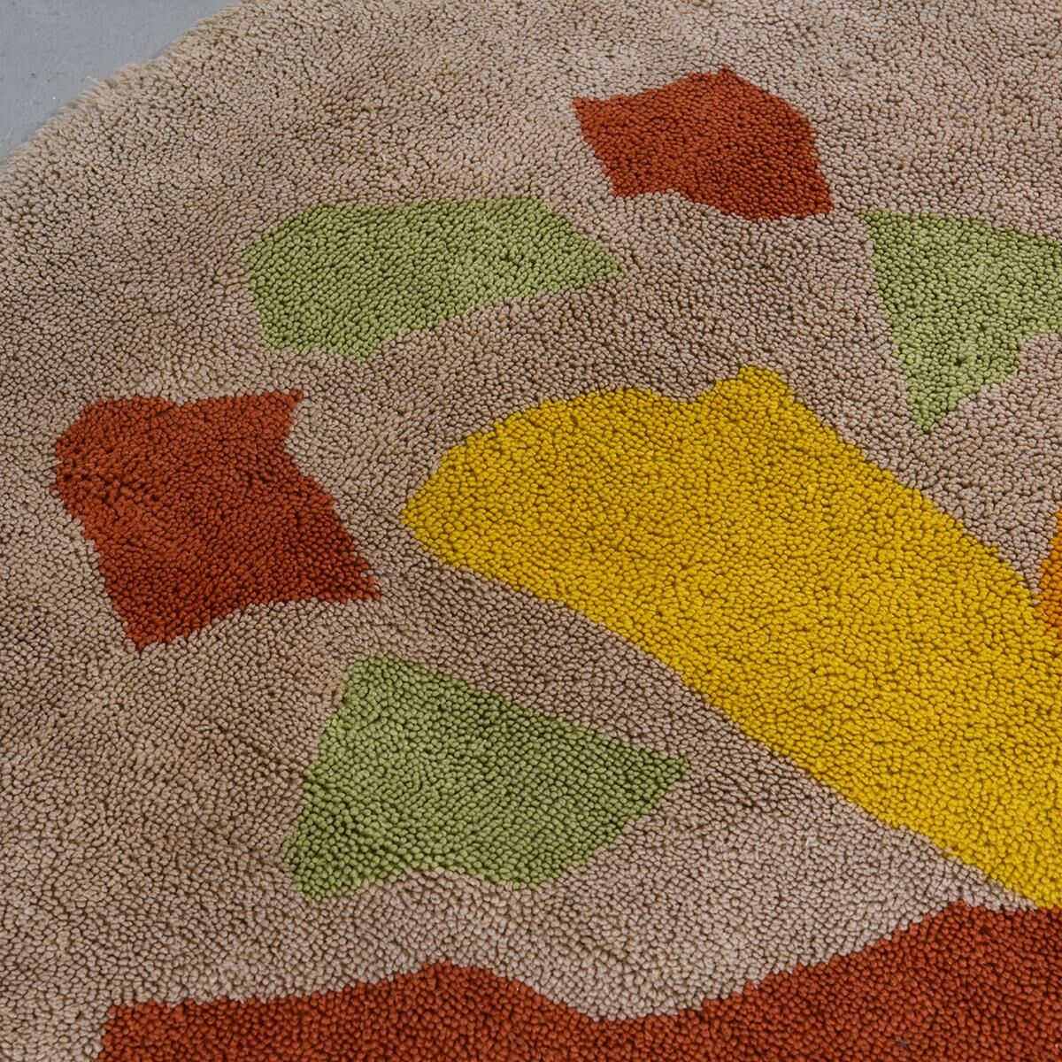Wool rugs from the 60s by artist Wolf Bauer