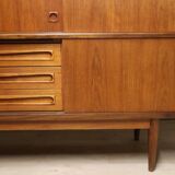 Enfilade haute scandinave édition Samcom en teck, 1960