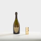 Gabriella Crespi small brushed and polished brass box signed circa 1970.