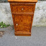 Bedside table walnut bramble late nineteenth