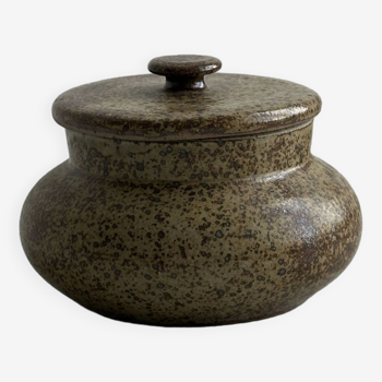 Pyrite stoneware sugar bowl.