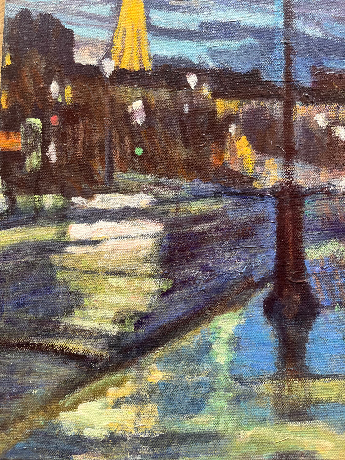 Between dog and wolf, Acrylic on canvas