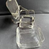 Beurrier – Métal argenté et ½ cristal taillé - WMF