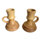 Stoneware candle holders