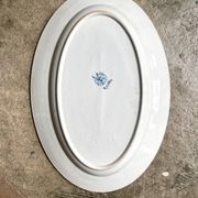 Plat ovale St Amand & Hamage en terre de fer, service "Rachel"