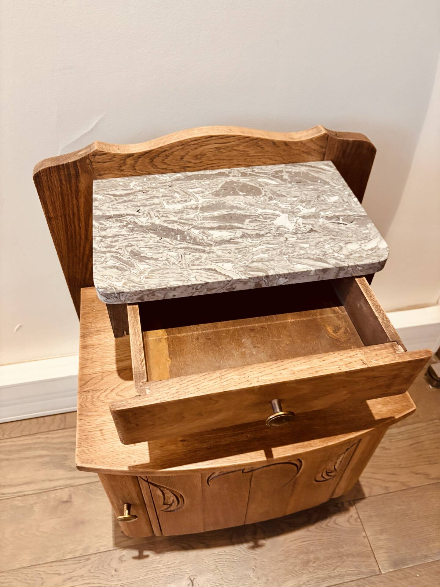 Antique Art Deco bedside table