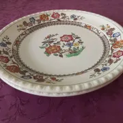 Set of 2 flat plates Villeroy & Boch, Nanking series.