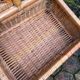 Vintage rattan chest of drawers