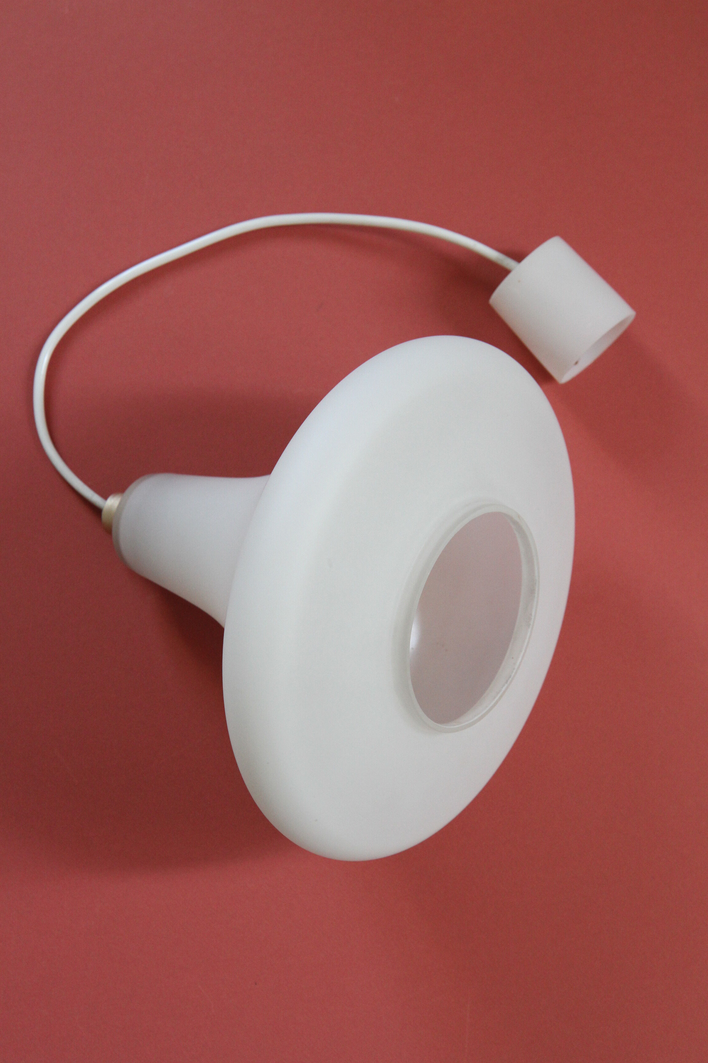 Opalin glass drip hanging lamp