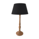 High lamp in vintage turned wood