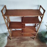 Rattan shelf