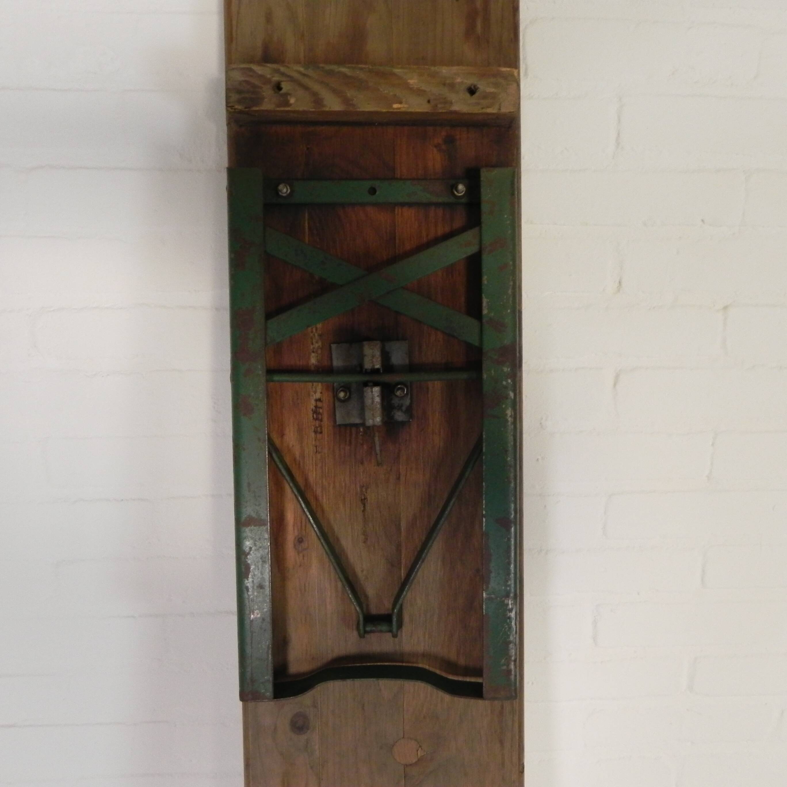 Folding bench, terrace bench, 216 cm long, 1960s