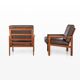 Capella Easy Chairs with Ottoman by Illum Wikkelsø for Nelse Eilersen, Denmark, 1950s, Set of 3
